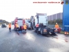 VU LKW - Dieselauslauf, A3 Richtung Würzburg, 27.10.2017